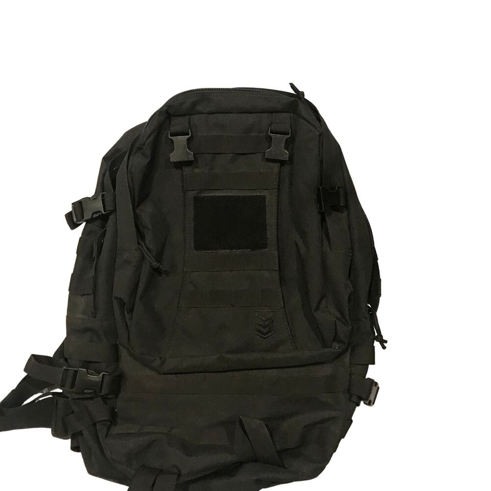 3 V  Black Tactical Backpack